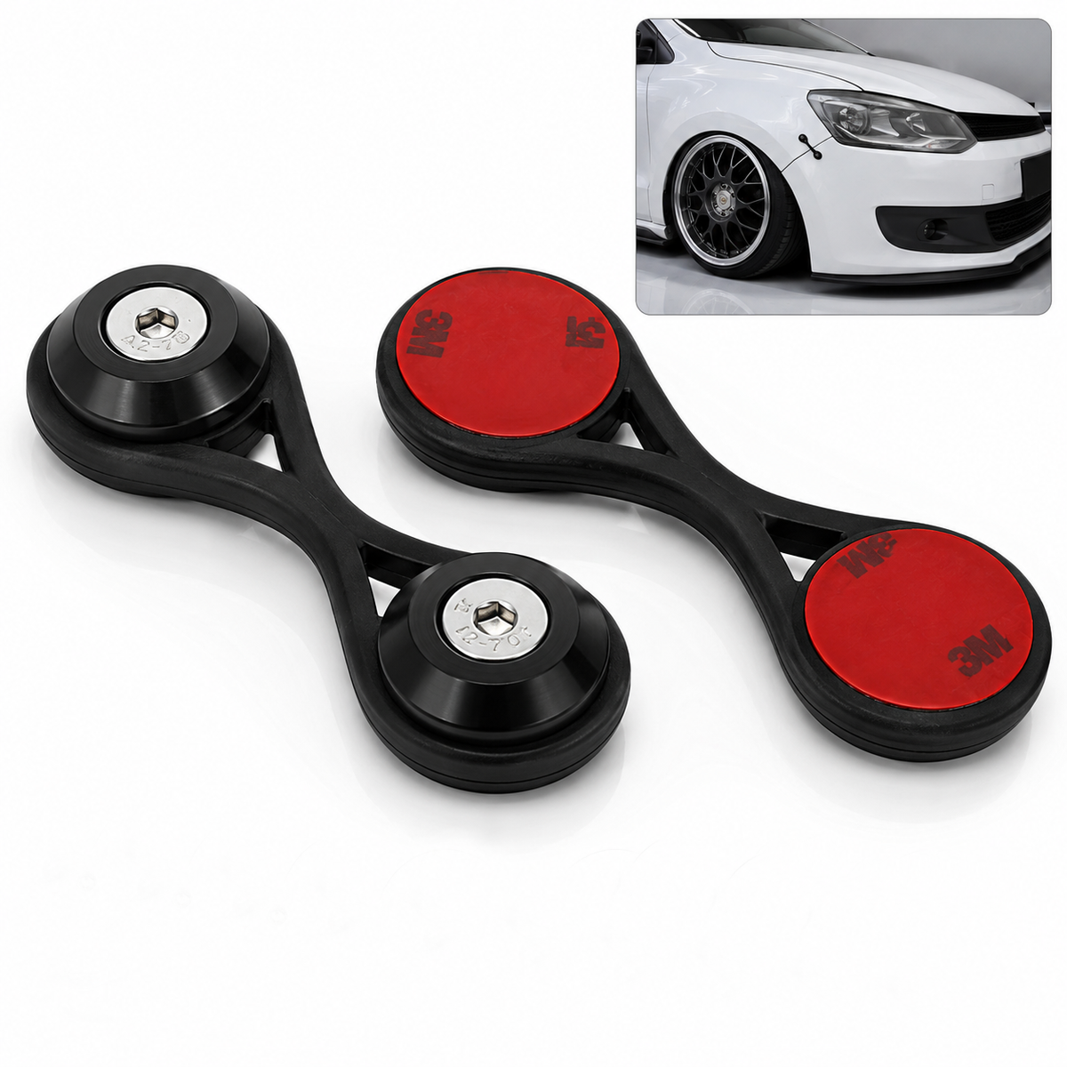 Trava de Para-choque Quick Release Decorativa