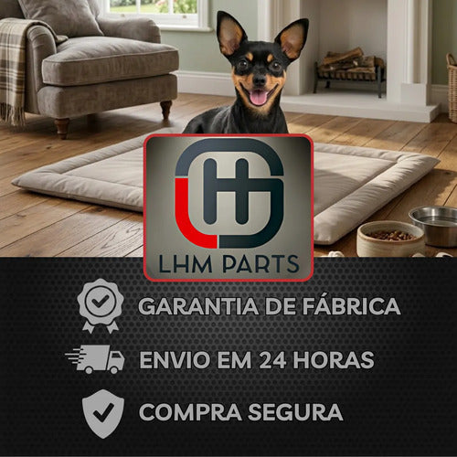 Colchonete Caminha Pet Almofada Cachorro Gato Porte Pequeno Bege Liso