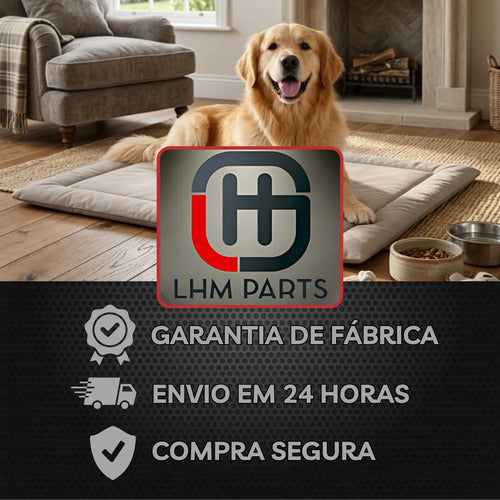 Caminha Pet Colchonete Almofada Cachorro Gato Porte Grande G Bege Liso
