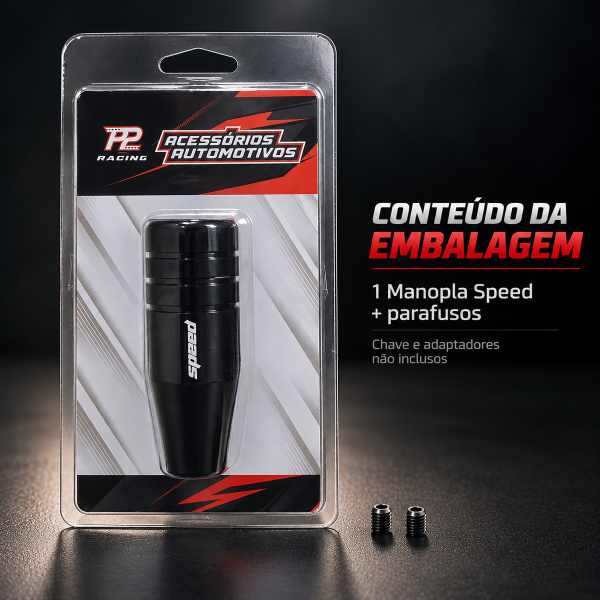 Manopla de Câmbio Curto de Alumínio SPEED
