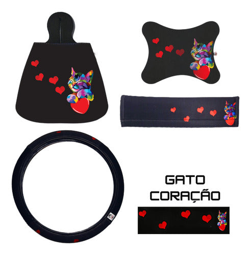 Capa Volante, Protetor Cinto, Lixeira E Almofada Em Neoprene