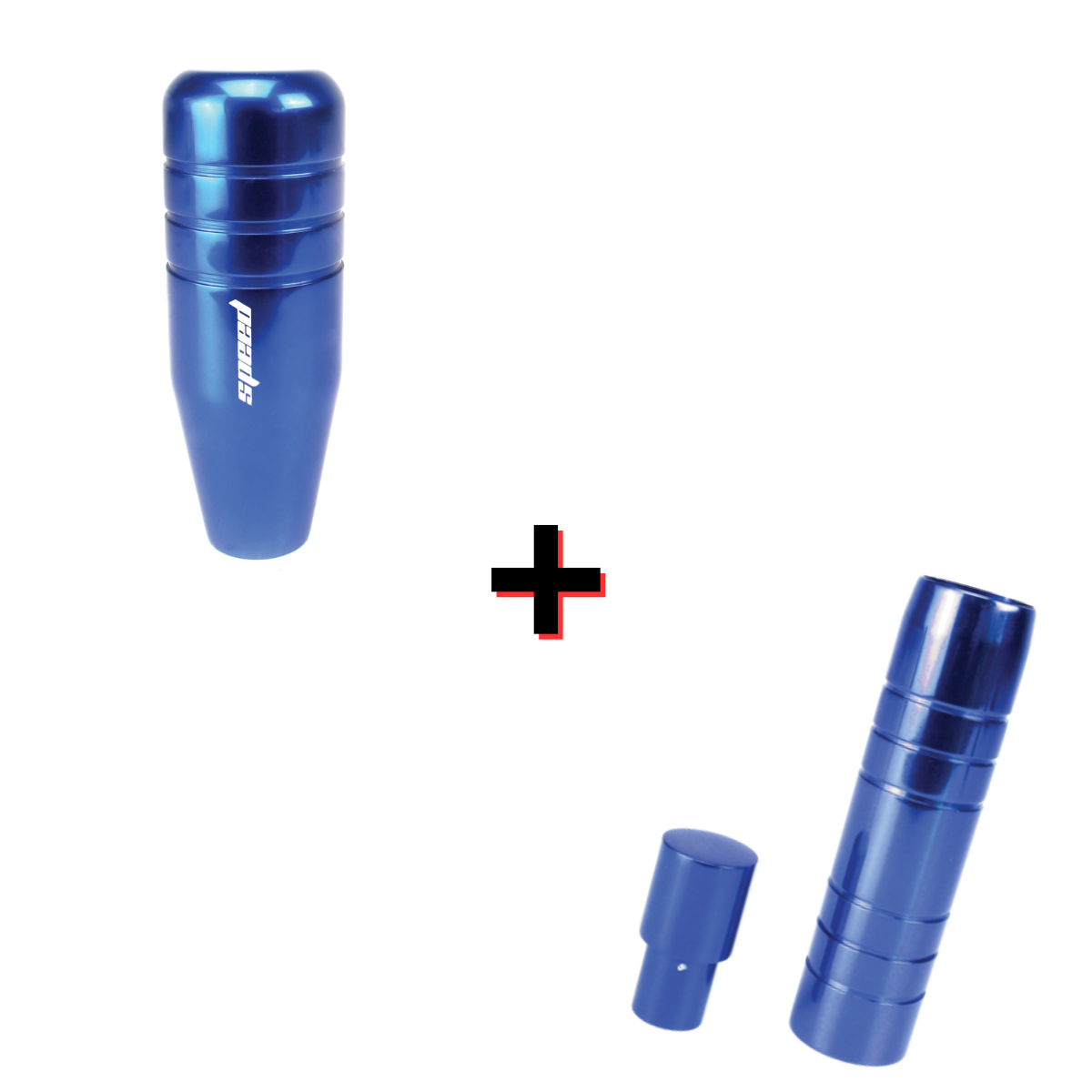 Kit Manopla de Câmbio e Freio de Mão Esportiva Alumínio Speed