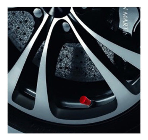 Tampa De Valvula Pneu Carro Redonda (kit 4pçs) Bico - 2,5cm