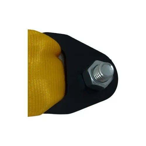 Tow Strap Hook Cinta Reboque Engate Parafusado - Amarelo