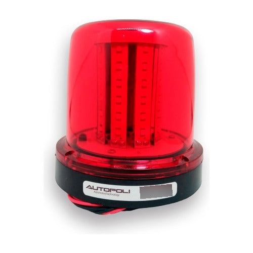 Giroflex Giroled 54leds Luz Emergência  12v 24v 10w Vermelho