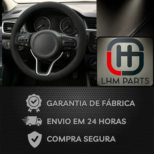 Capa De Volante Esportiva Ventilada P/ Carro 38cm Costurada