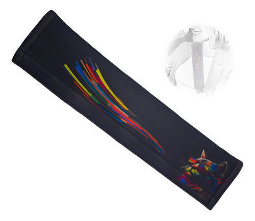 Prot Cinto Segurança Adulto E Infantil Gato Óculos