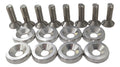 Parafusos Kit Fender Washers 8 Peças E Placa Carro / Moto M6
