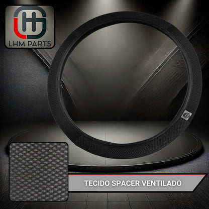 Capa De Volante Esportiva Ventilada P/ Carro 38cm Costurada