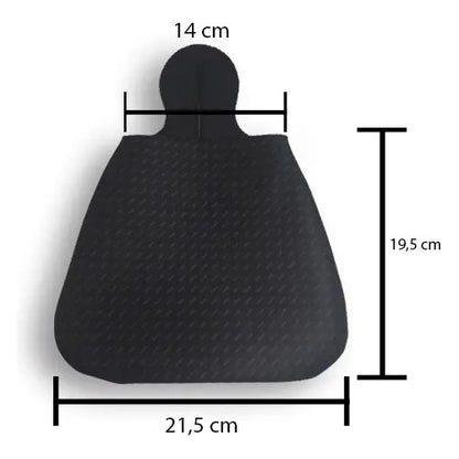 Lixeira De Carro Auto Em Neoprene - Lixocar - Cinza Zigue-zague Cinza
