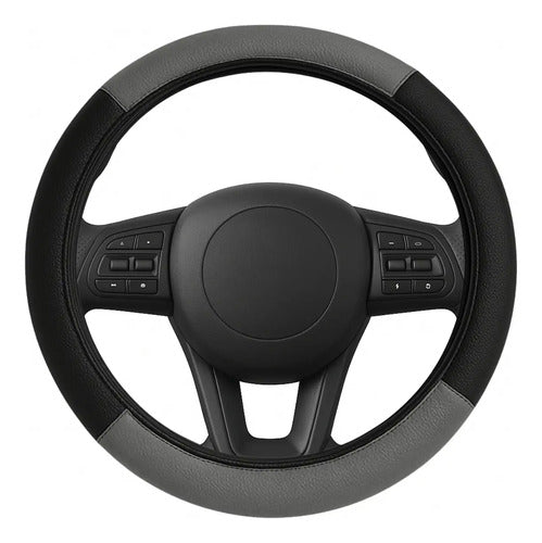 Capa De Volante Em Courvin Couro Esportivo P/carro Universal