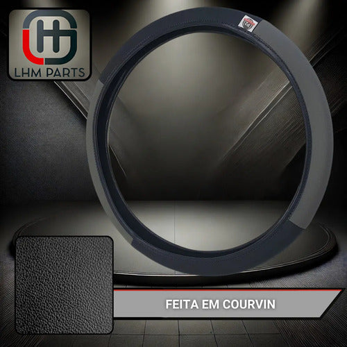 Capa De Volante Esportiva Courvin Couro P/ Carro Universal