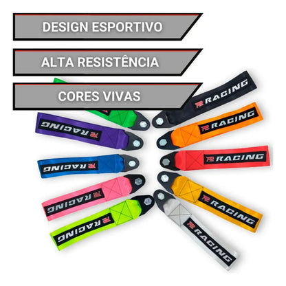 Tow Strap Hook Cinta Reboque Engate Parafusado /varias Cores