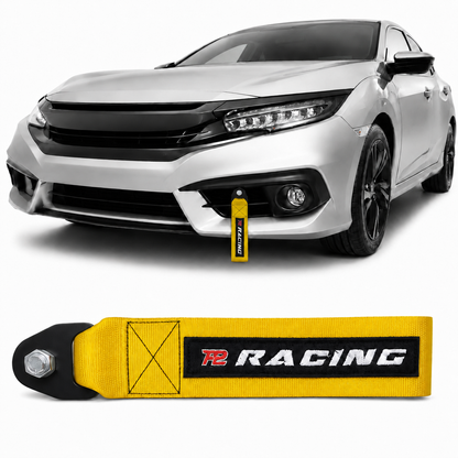 Tow Strap Hook Cinta de Reboque Decorativa Com Engate Parafusado - Várias Cores - P2 Racing