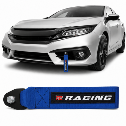Tow Strap Hook Cinta de Reboque Decorativa Com Engate Parafusado - Várias Cores - P2 Racing