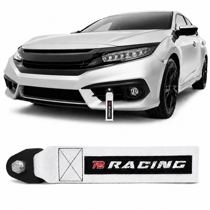Tow Strap Hook Cinta de Reboque Decorativa Com Engate Parafusado - Várias Cores - P2 Racing