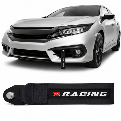 Tow Strap Hook Cinta de Reboque Decorativa Com Engate Parafusado - Várias Cores - P2 Racing