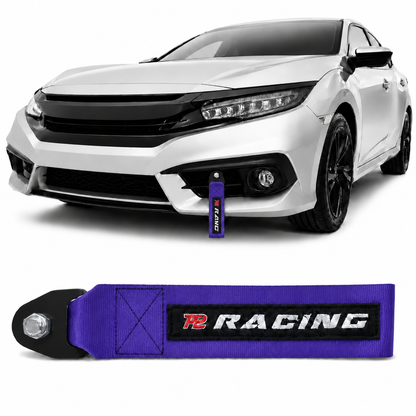 Tow Strap Hook Cinta de Reboque Decorativa Com Engate Parafusado - Várias Cores - P2 Racing