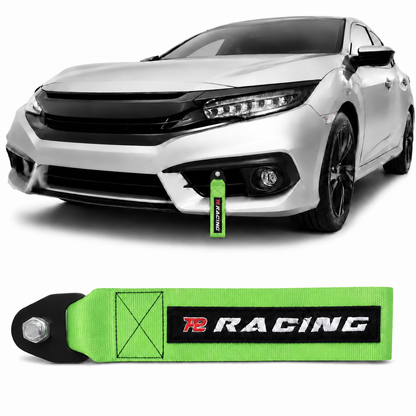 Tow Strap Hook Cinta de Reboque Decorativa Com Engate Parafusado - Várias Cores - P2 Racing