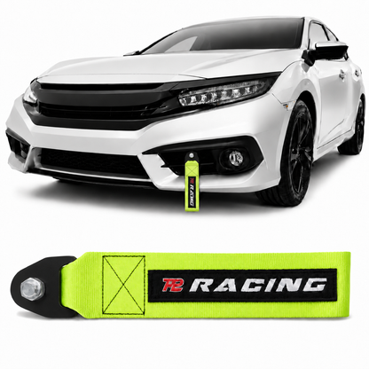 Tow Strap Hook Cinta de Reboque Decorativa Com Engate Parafusado - Várias Cores - P2 Racing