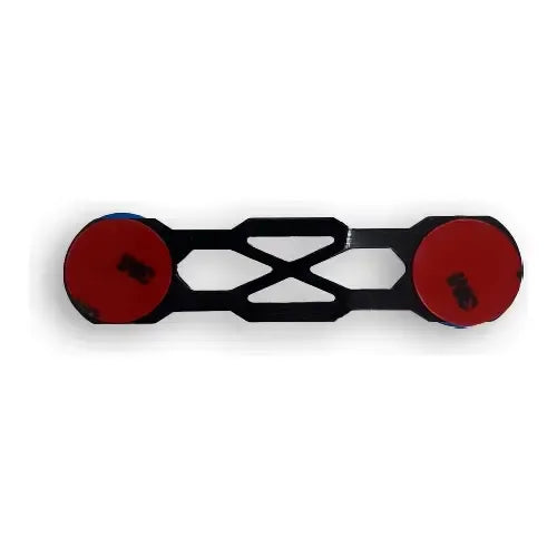 Trava De Para-choque Chapa Preto - Anilha Azul (decorativa)
