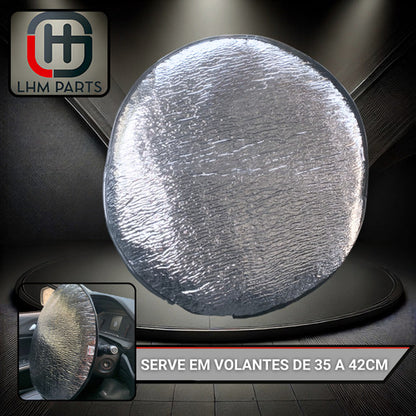 Protetor Solar Automotivo P/ Volante Capa Metalizada - Carro