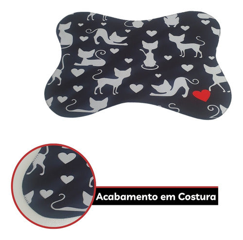 Tapete Comedouro Pet Americano Para Tigelas Cachorro Gato