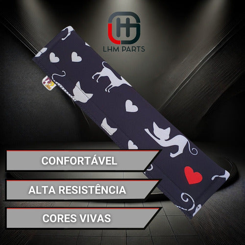 Protetor Cinto De Segurança Para Carro 2 Un Neoprene Capa