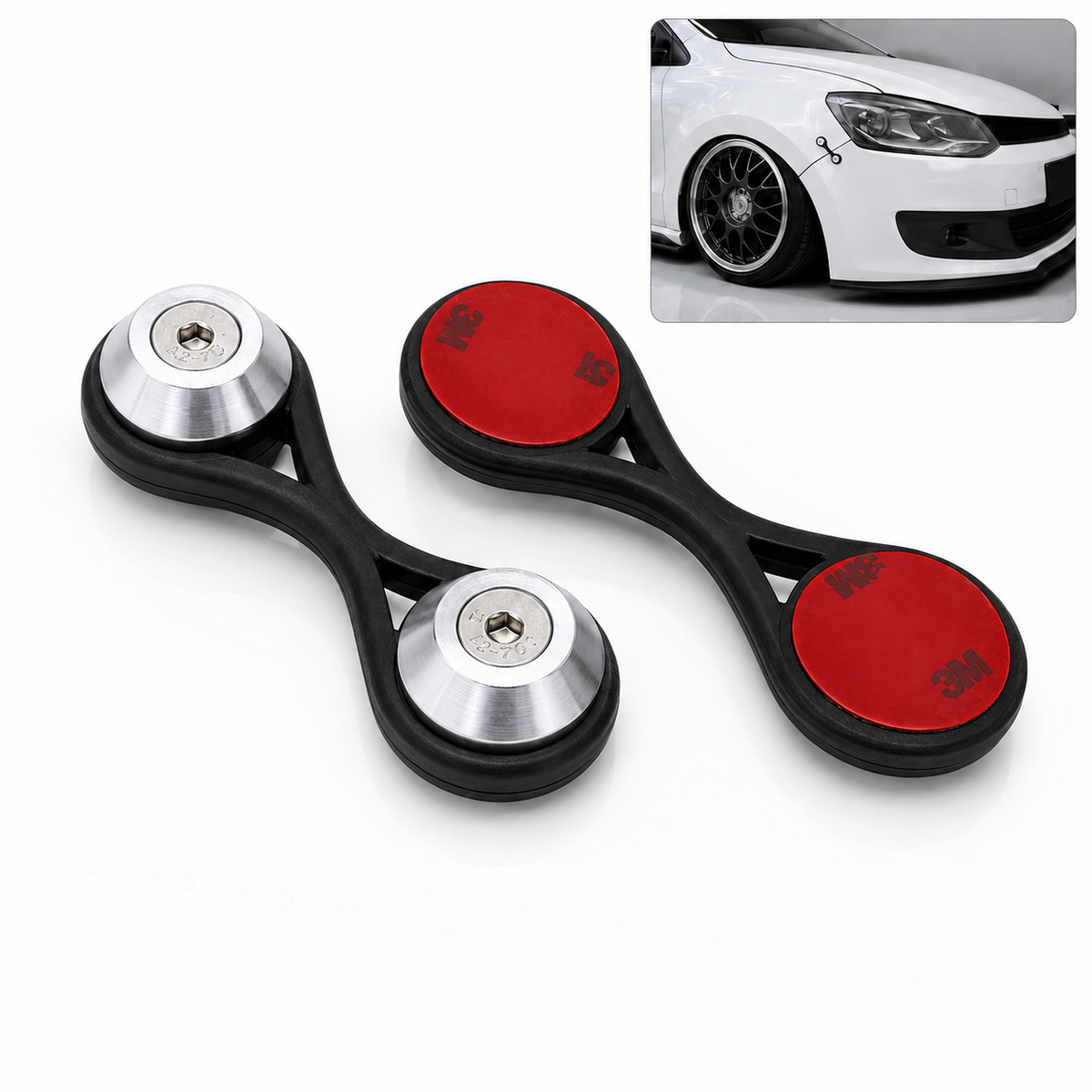 Trava de Para-choque Quick Release Decorativa