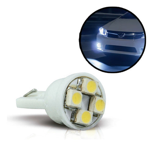 10 Lâmpadas Led Hi Power 24v Branco P/ Lanterna Painel Carro