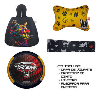 Capa Volante, Protetor Cinto, Lixeira E Almofada Em Neoprene