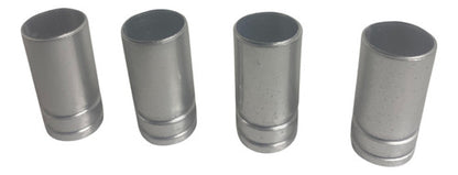 Tampa De Valvula Pneu Carro Redonda (kit 4pçs) Bico - 2,5cm