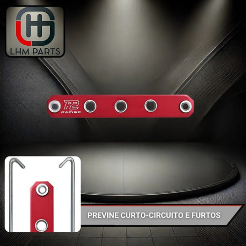 Trava Fixador Bateria Automotiva - Suporte Bateria Com Haste