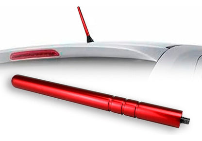 Antena De Teto Para Carro Haste Alumínio Anodizado Tuning