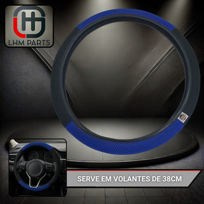 Capa De Volante Esportiva Ventilada P/ Carro 38cm Costurada