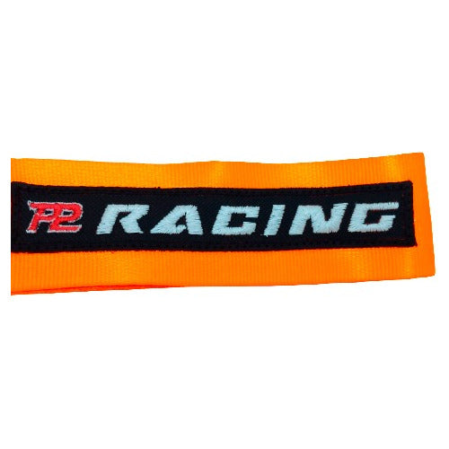 Tow Strap Hook Cinta Reboque Engate Parafusado - Laranja