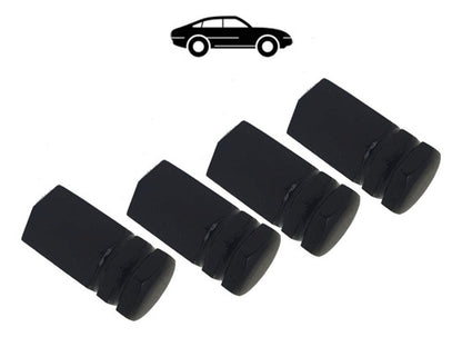 Tampa Válvula Pneu Carro Sextavada Grande - 4pc Várias Cores