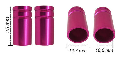 Kit Tow Strap+trava Parachoque+tampa Valvula+parafuso - Rosa