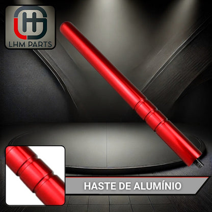 Antena De Teto Para Carro Haste Alumínio Anodizado Tuning