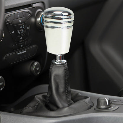 Manopla De Câmbio Esportiva Racing Prata Automotiva Universa