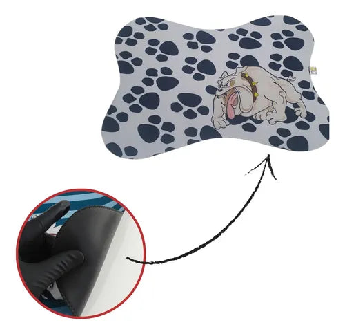 Tapete Comedouro Pet Americano Para Tigelas Cachorro Gato