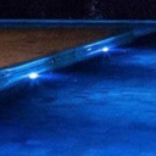 Luminária De Piscina 12v 9w 80mm Cp.rosca Br Rgb