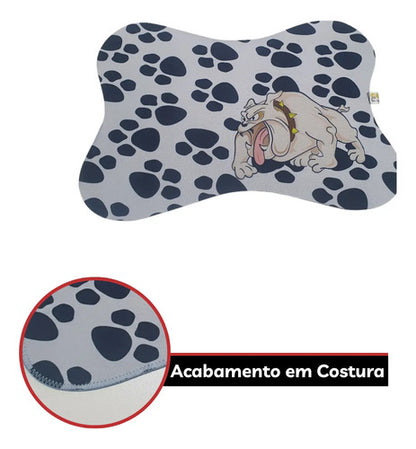 Tapete Comedouro Pet Americano Para Tigelas Cachorro Gato