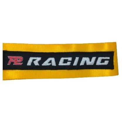 Tow Strap Hook Cinta Reboque Engate Parafusado - Amarelo