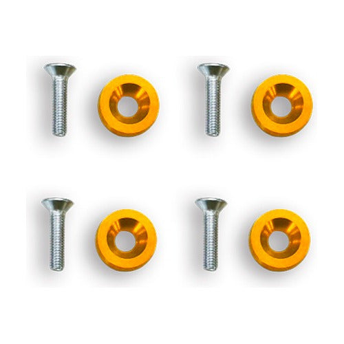 Tow Strap+trava Parachoque+tampa Valvula Red+parafuso - Amar