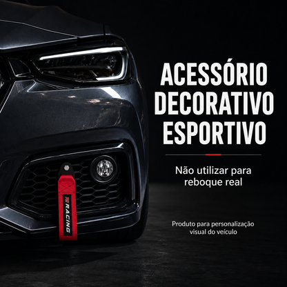 Tow Strap Hook Cinta de Reboque Decorativa Com Engate Parafusado - Várias Cores - P2 Racing