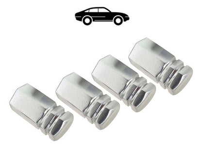 Tampa Válvula Pneu Carro Sextavada Grande - 4pc Várias Cores