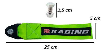 Kit Tow Strap+trava Parachoque+tampa Valvula+parafuso - Verd