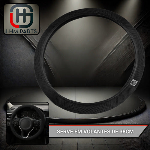 Capa De Volante Esportiva Ventilada P/ Carro 38cm Costurada