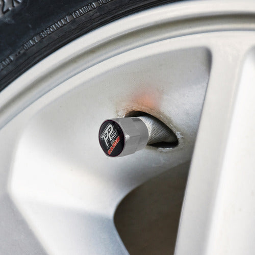 Tampa Bico Valvula Antifurto Pneu Com Chave P2 Racing